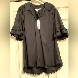 Ruffle sleeve blouse, Chicos, size 3